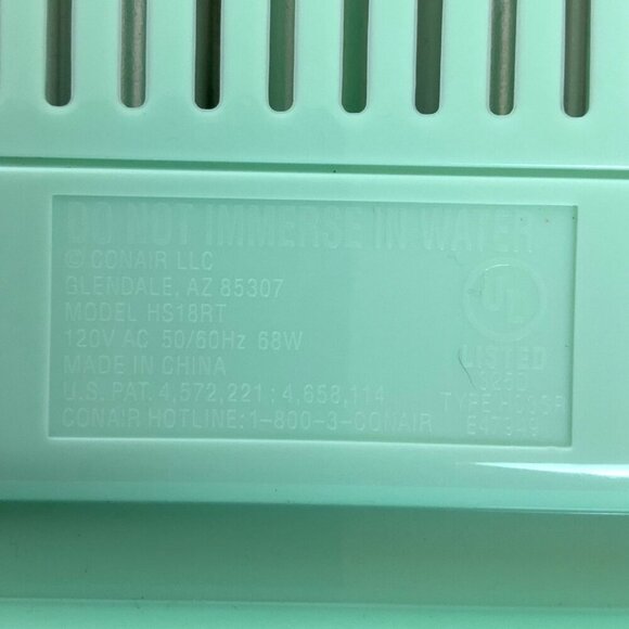 Conair Hot Sticks Hairsetter HS18RT Curling Rods Heat Styling Tool 120V 68W Gree - Picture 6 of 7